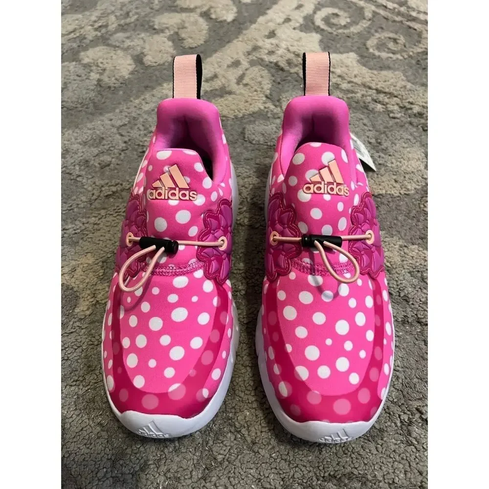 NWT❤️Adidas Polka-Dot Pink Sneaker shoes sz2.5